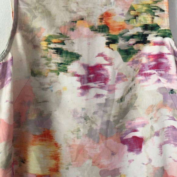 H&M Sleeveless High-Low Watercolor Top - Picture 2 of 6